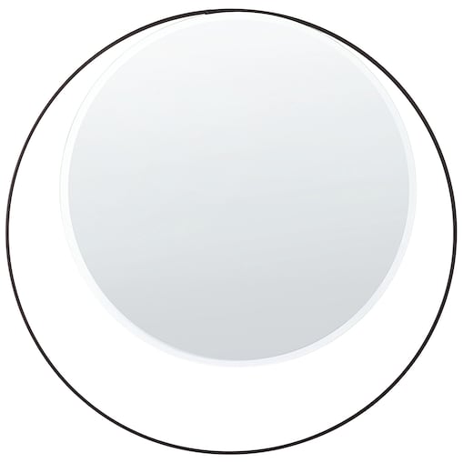 Lustro ścienne AGDE 50 cm 50 cm Metal Czarny