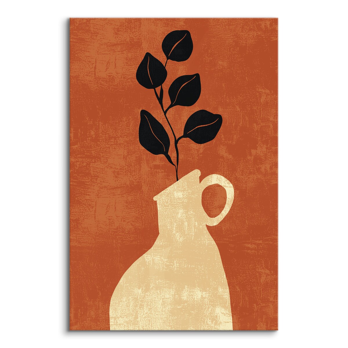 Obraz Gałązka W Beżowym Dzbanku 30x40cm