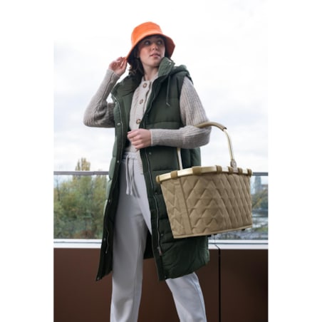 Koszyk CARRYBAG, rhombus olive