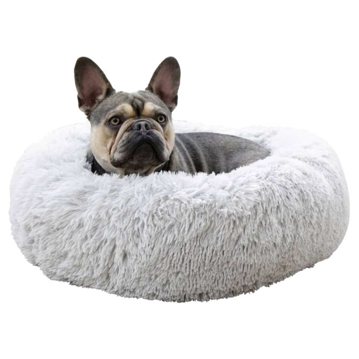 Kerbl Przytulne legowisko dla psa Fluffy, 18 cm, jasnoszare