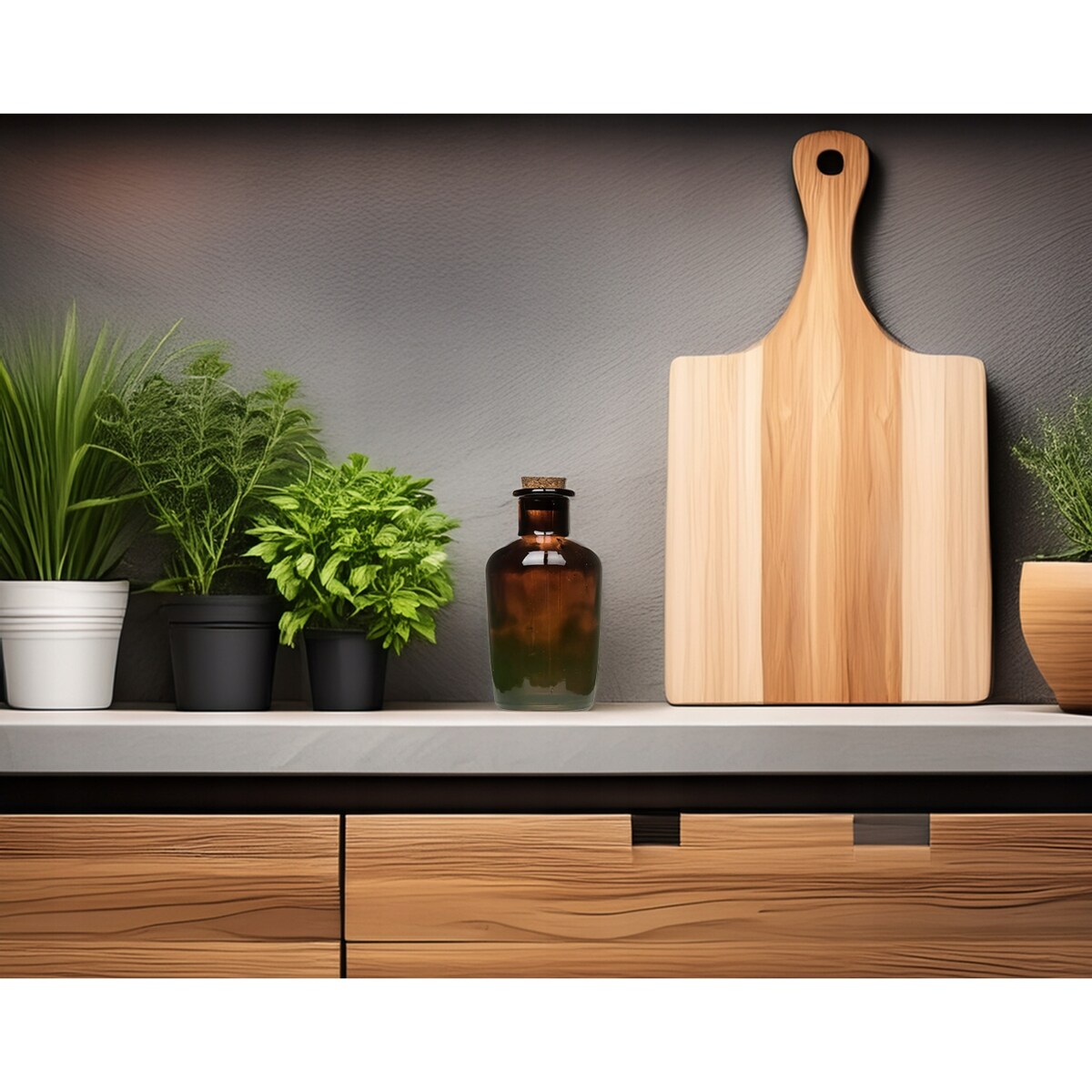 BUTELKA SZKLANA NA NALEWKĘ 250ml pojemnik z korkiem kuchenny mała żywność