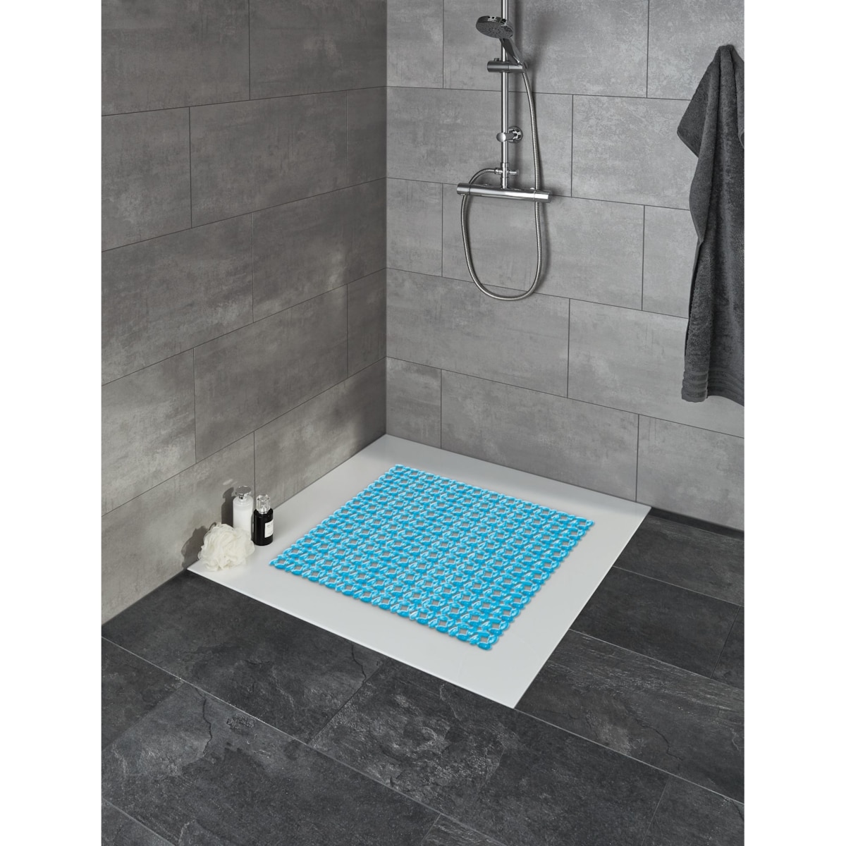 Kleine Wolke Ivy Mata bezpieczeństwa pod prysznic niebieski 54x 54 cm