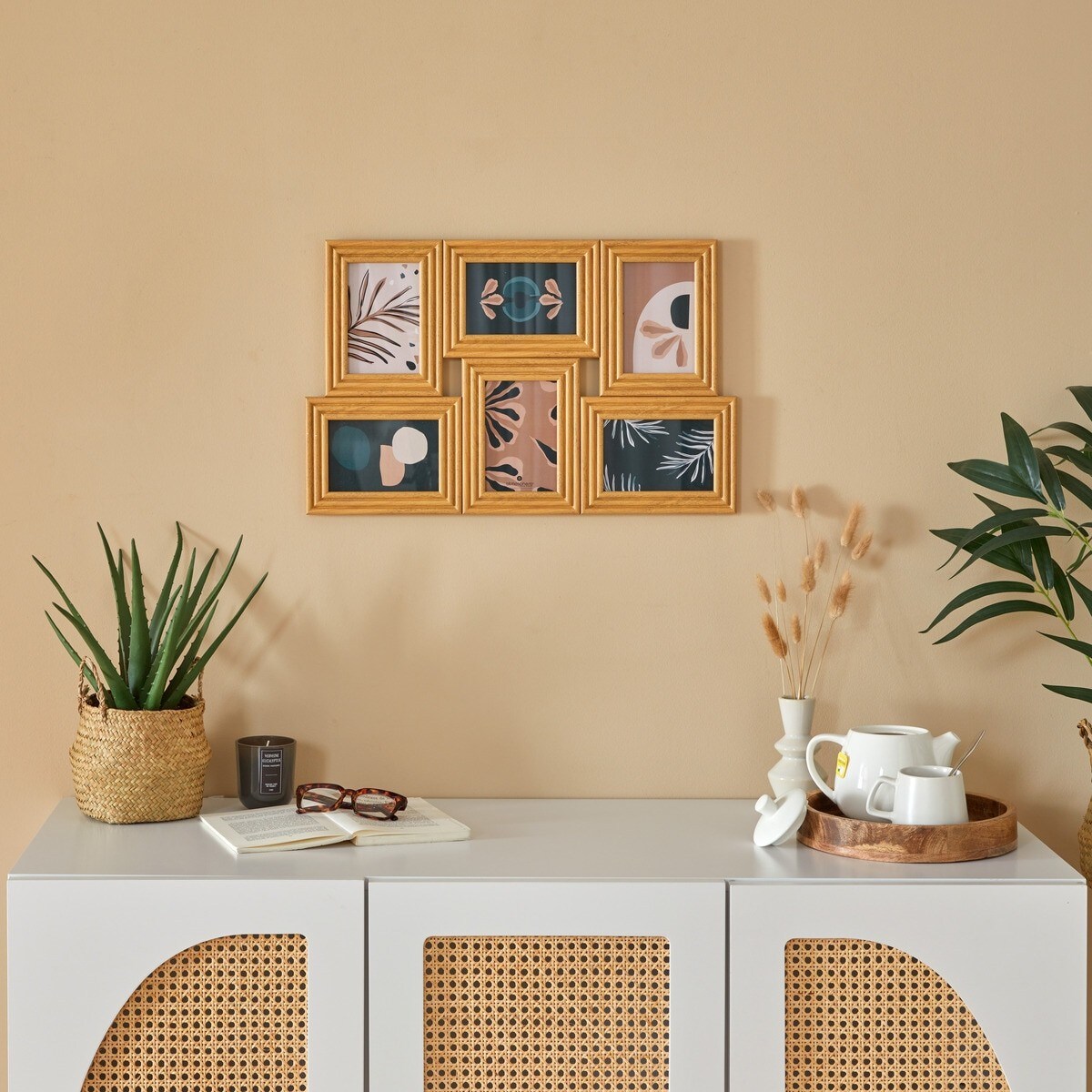 Ramka, multiramka na 6 zdjęć Sandra 55,5x35,3 cm