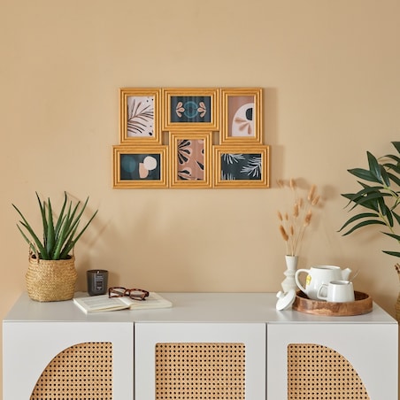 Ramka, multiramka na 6 zdjęć Sandra 55,5x35,3 cm