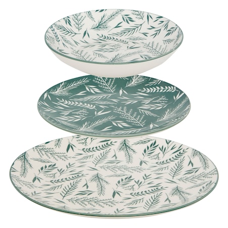 Zestaw obiadowy ARETHA dla 4 osób porcelanowy