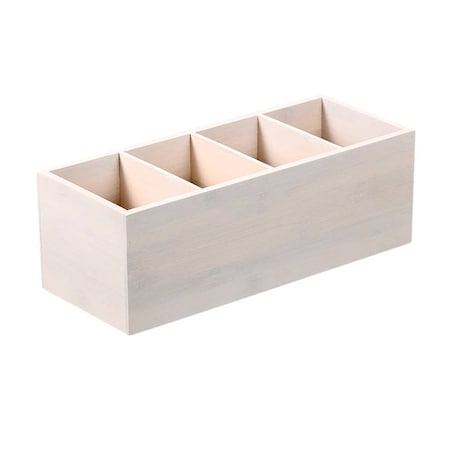 Pojemnik bambusowy na sztućce, serwetki, 4 przegródki, Kesper