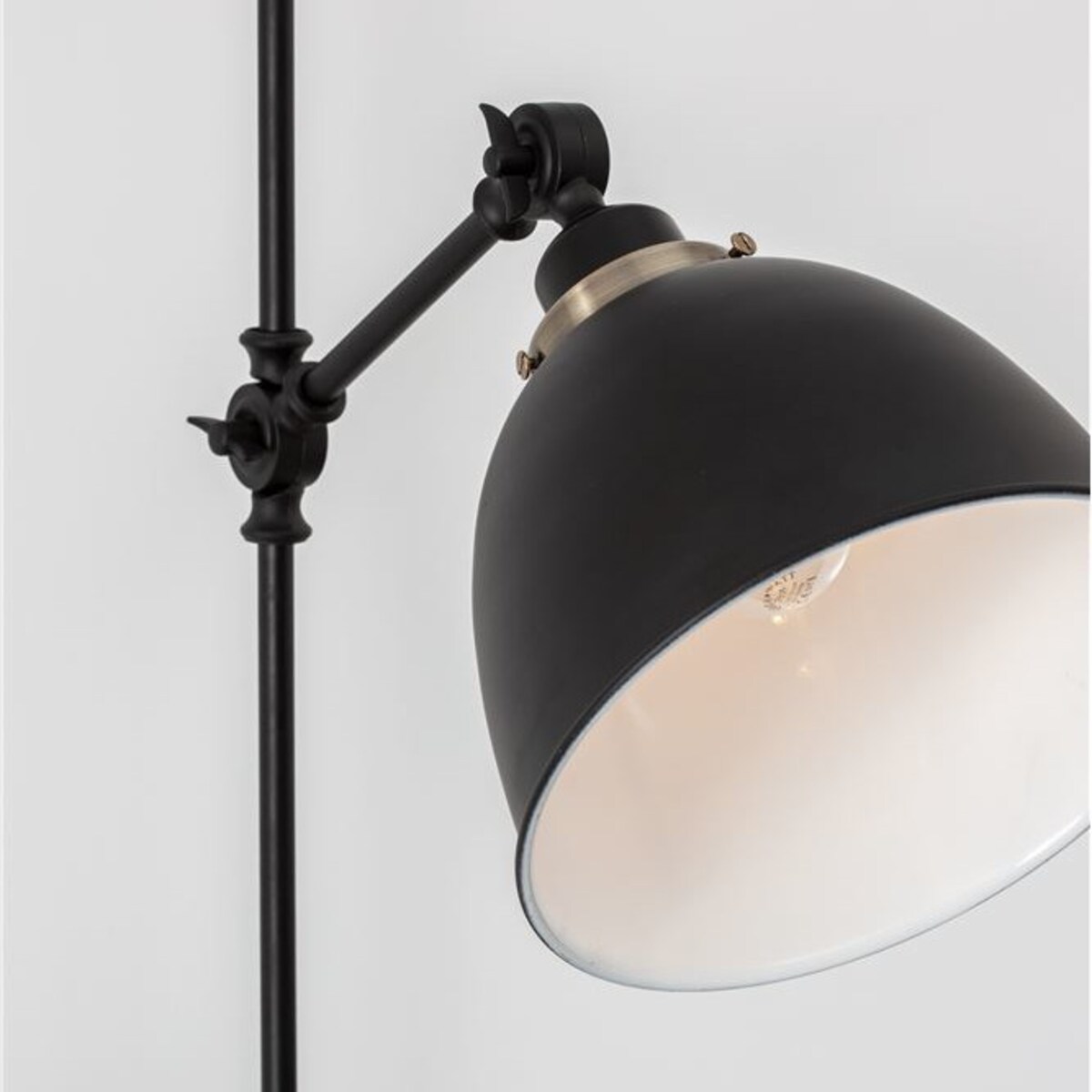 Ścienna LAMPA industrialna CURICO LE41988 Luces Exclusivas metalowa OPRAWA kinkiet regulowany czarny