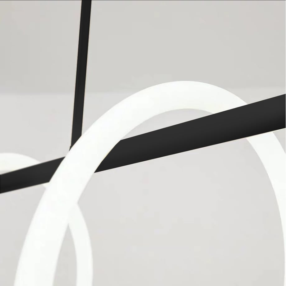 Kinkiet Lampa Ścienna Long Black Lina Led