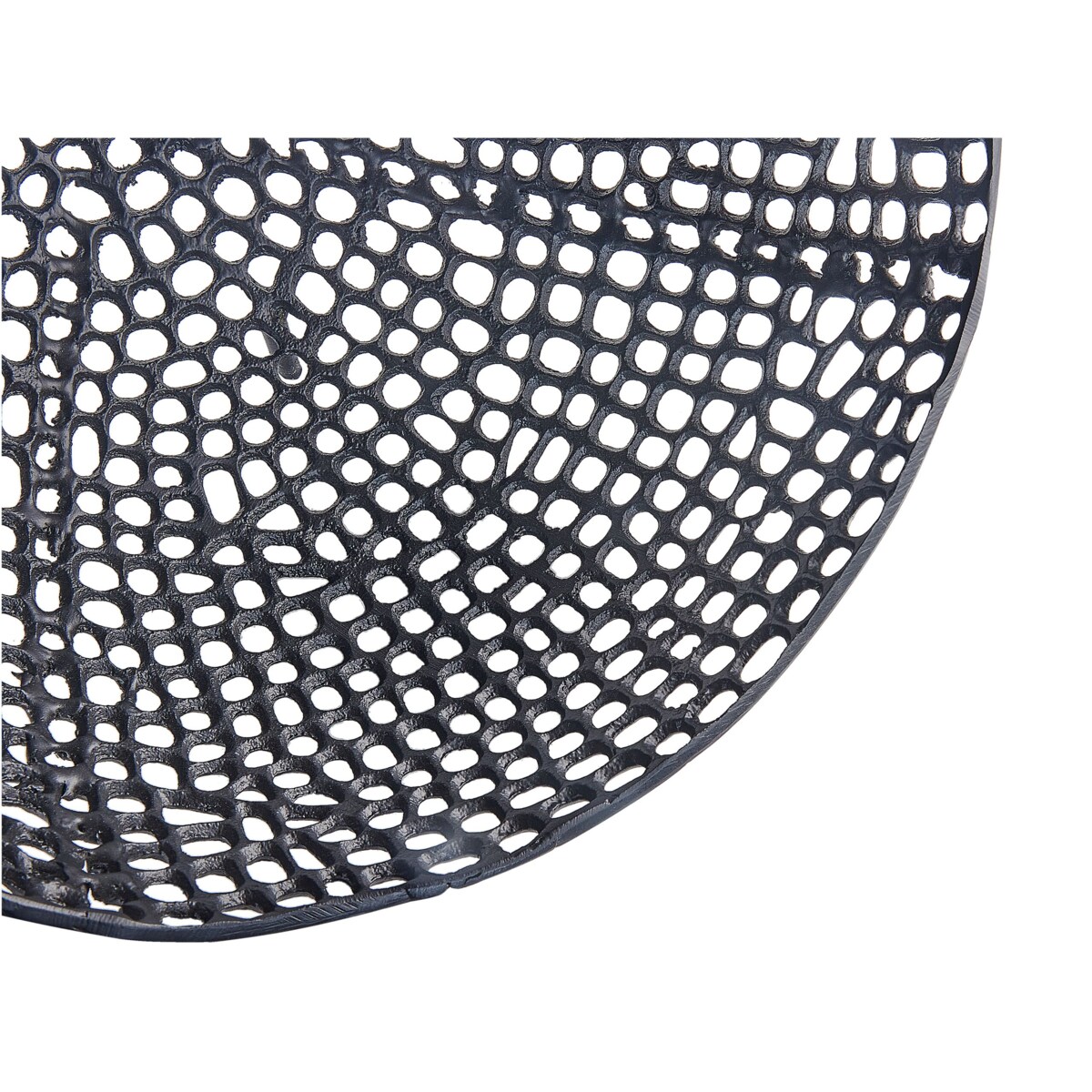 Zestaw 2 mis dekoracyjnych KRUKUT Metal Czarny