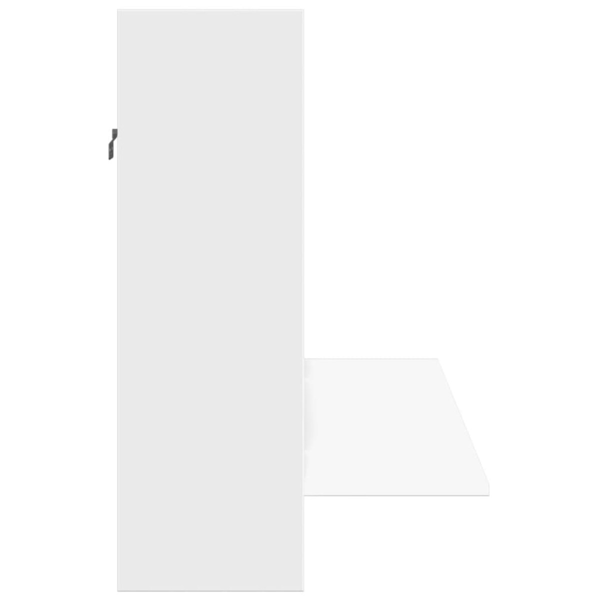 vidaXL Biurko wiszące, białe, 105x48x75 cm, materiał drewnopochodny