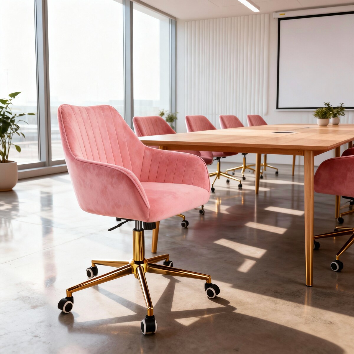 Eleganckie krzesło CORUM obrotowe biurowe do biura