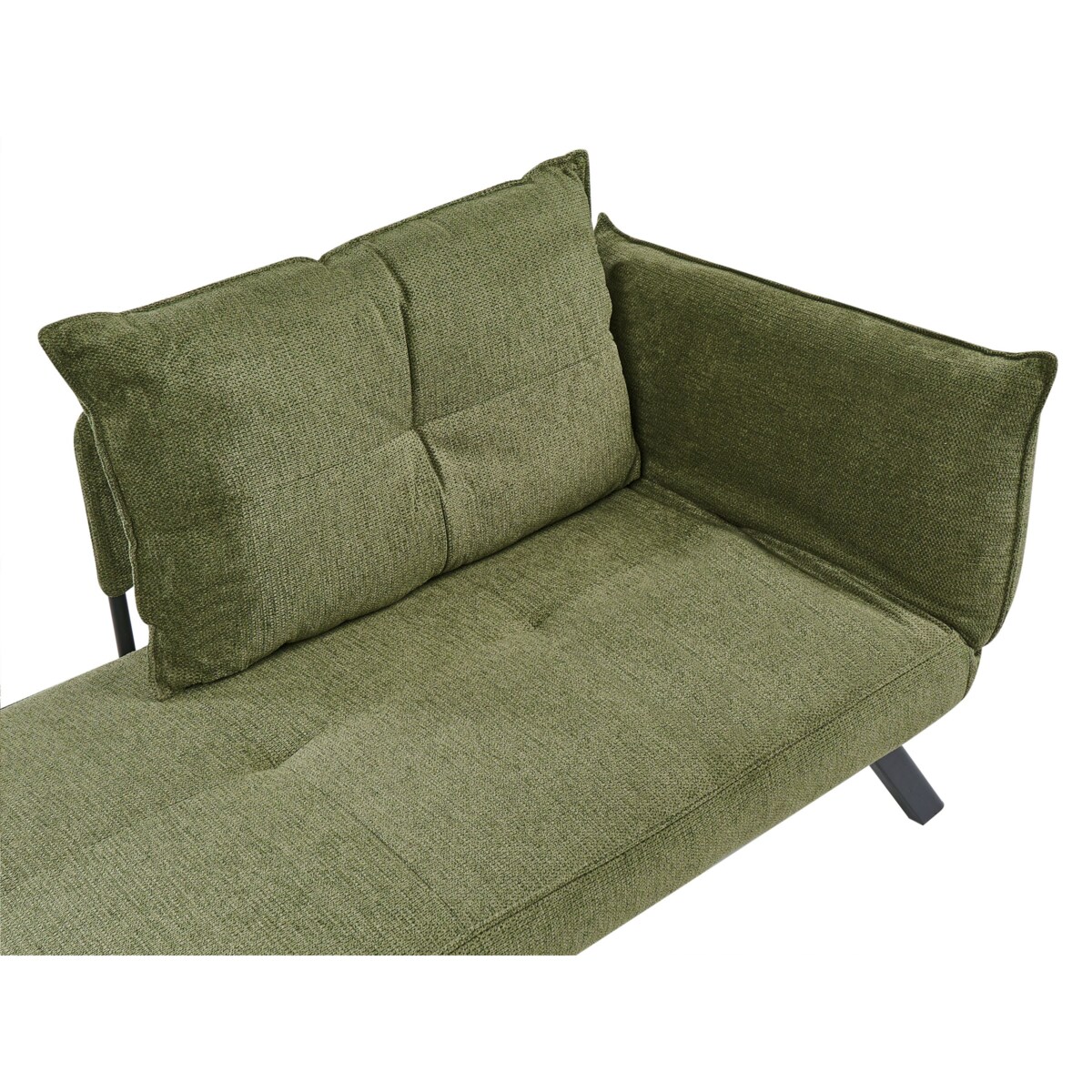 Szezlong prawostronny ROCAMADOUR Zielony