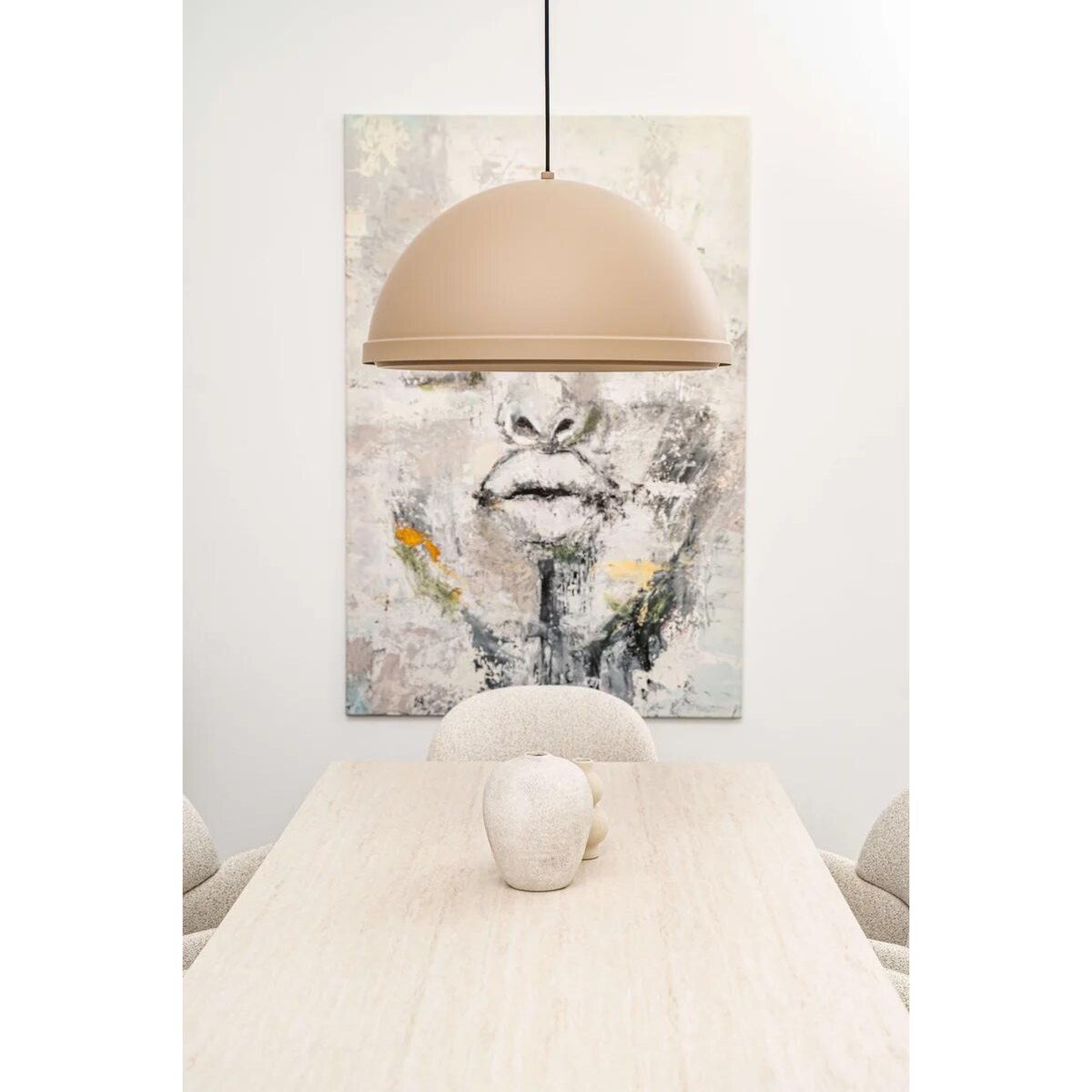 Lampa wisząca aluminiowa Zorania szampańska Monnarita