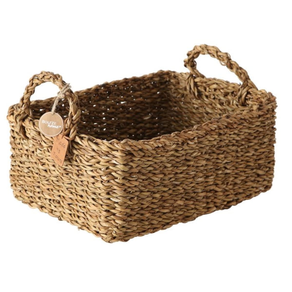 Kosz pleciony SOPHY z uchwytami L-36x28cm