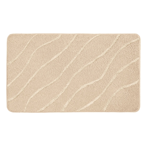 Kleine Wolke Tram Dywanik łazienkowy Caramel Beżowy 55x 65 cm