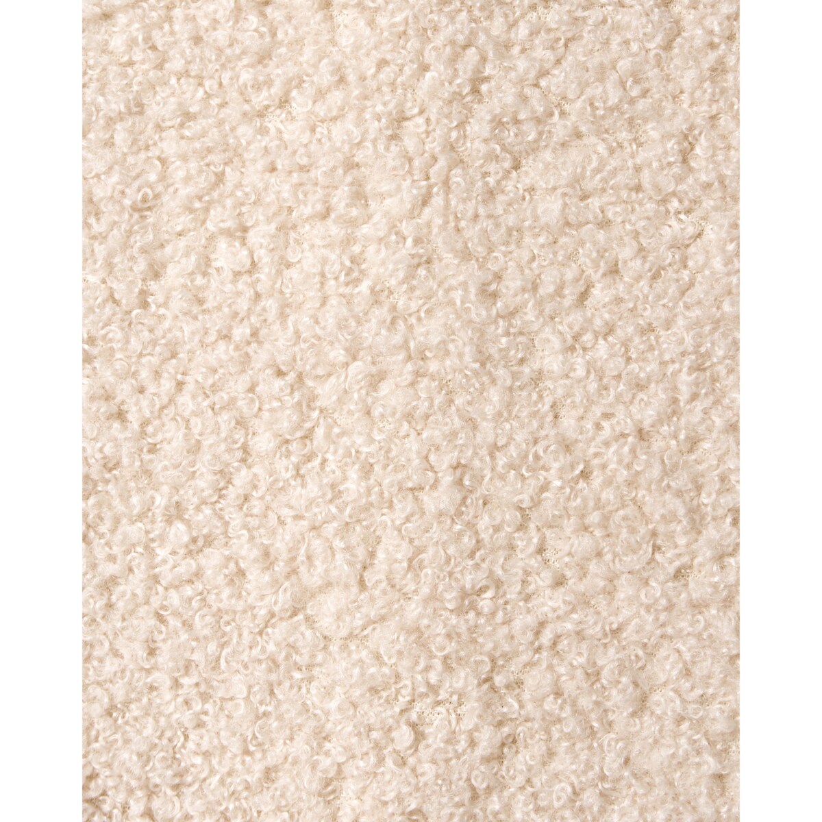 Zestaw 2 krzeseł do jadalni Obrotowy NOVI Boucle Jasnobeżowy