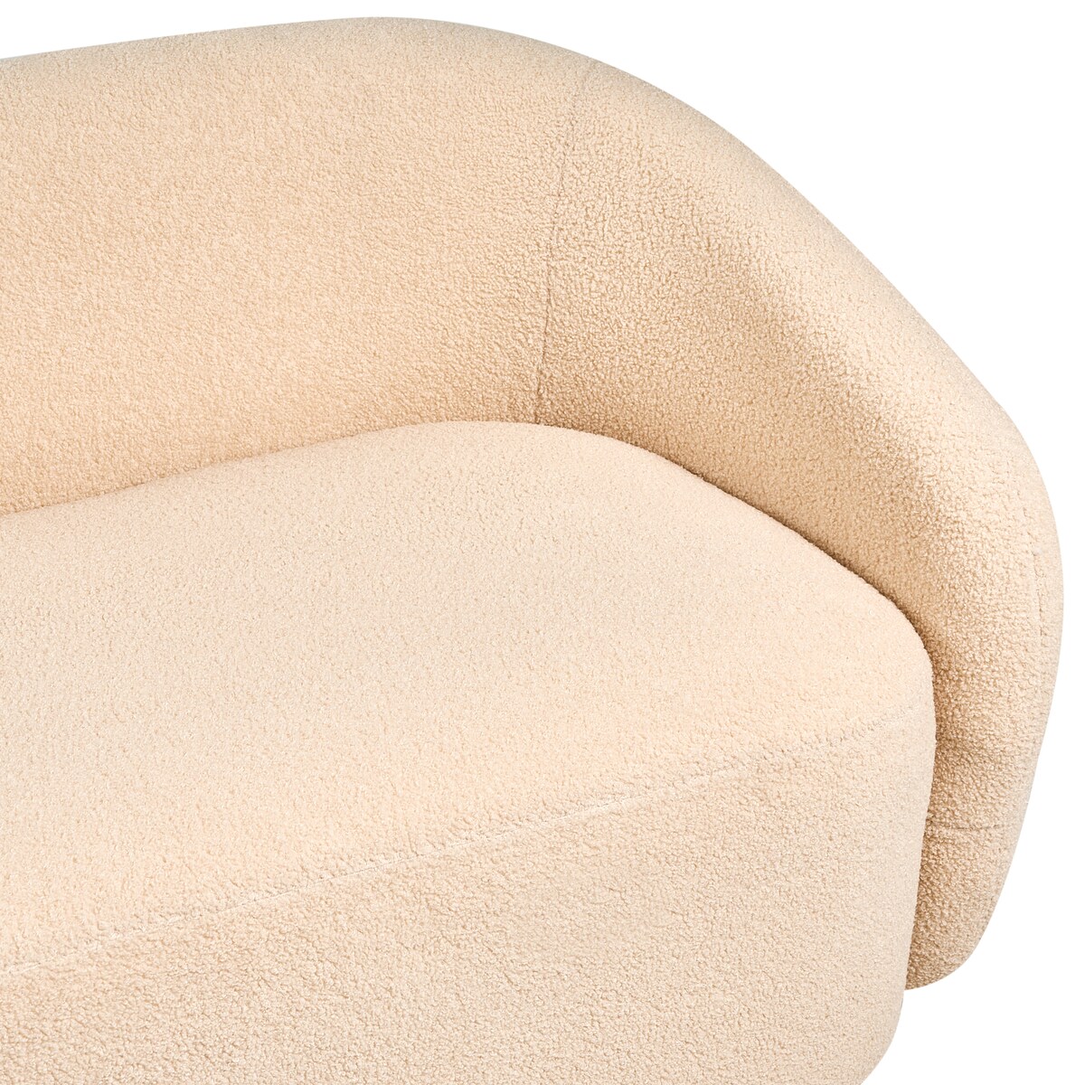 Sofa dla 2 osób SIPO Boucle Beżowy