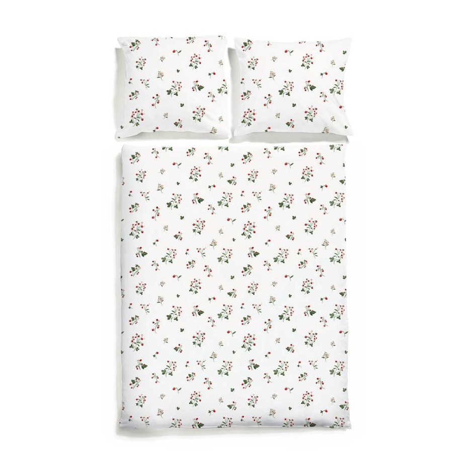 Pościel Poziomki 200 x 200 cm + 70 x 80 cm (2 szt)