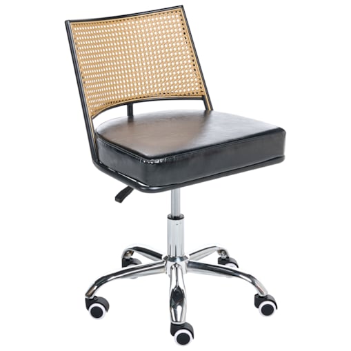 Krzesło obrotowe NOME Ekoskóra Czarny