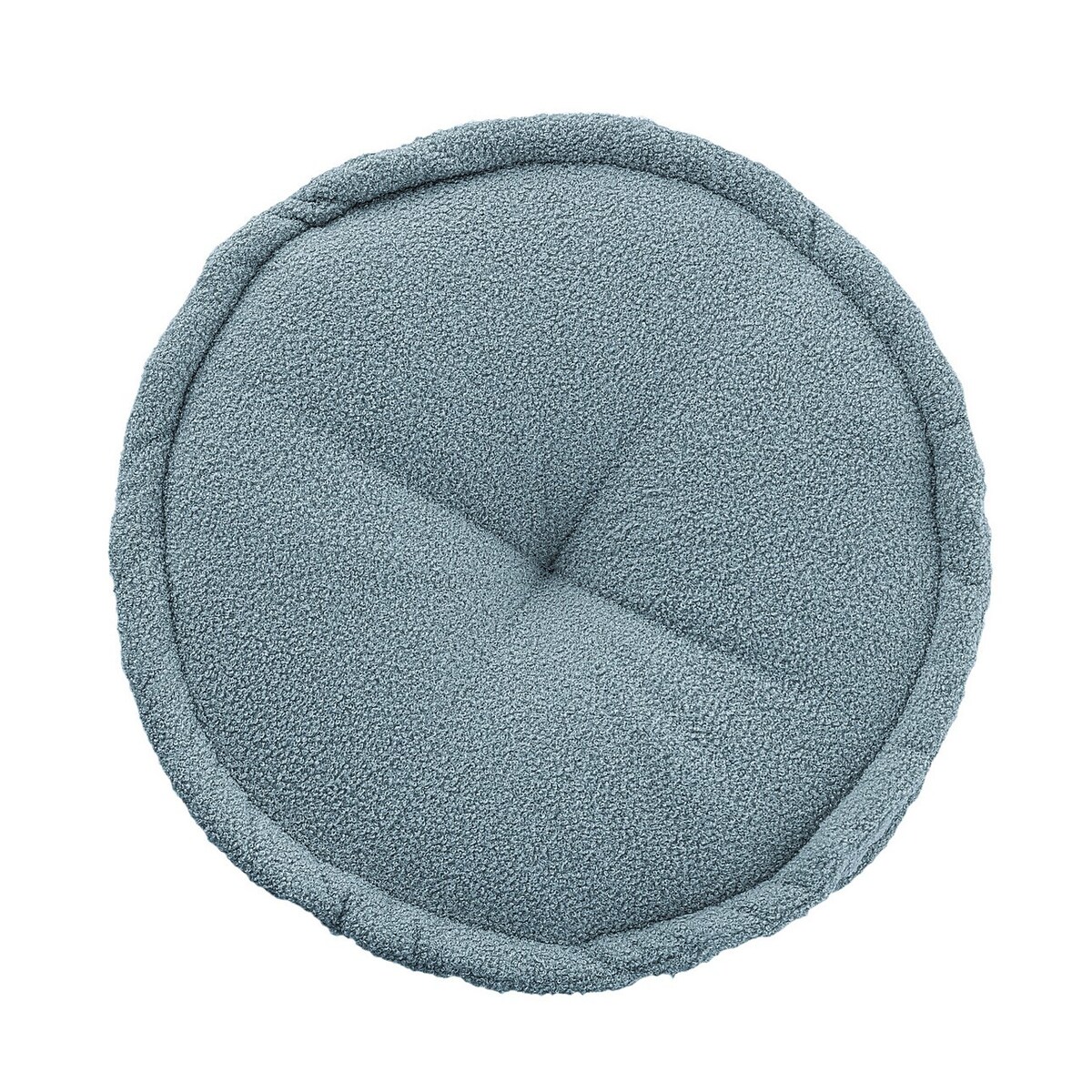 Puf francuski, niebieski, 50x13cm, Boucle