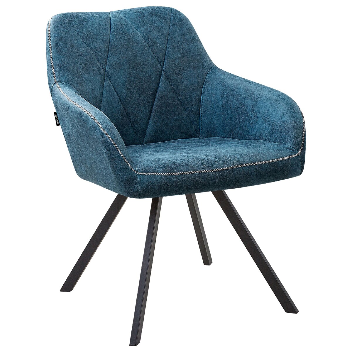 Zestaw 2 krzeseł niebieski MONEE