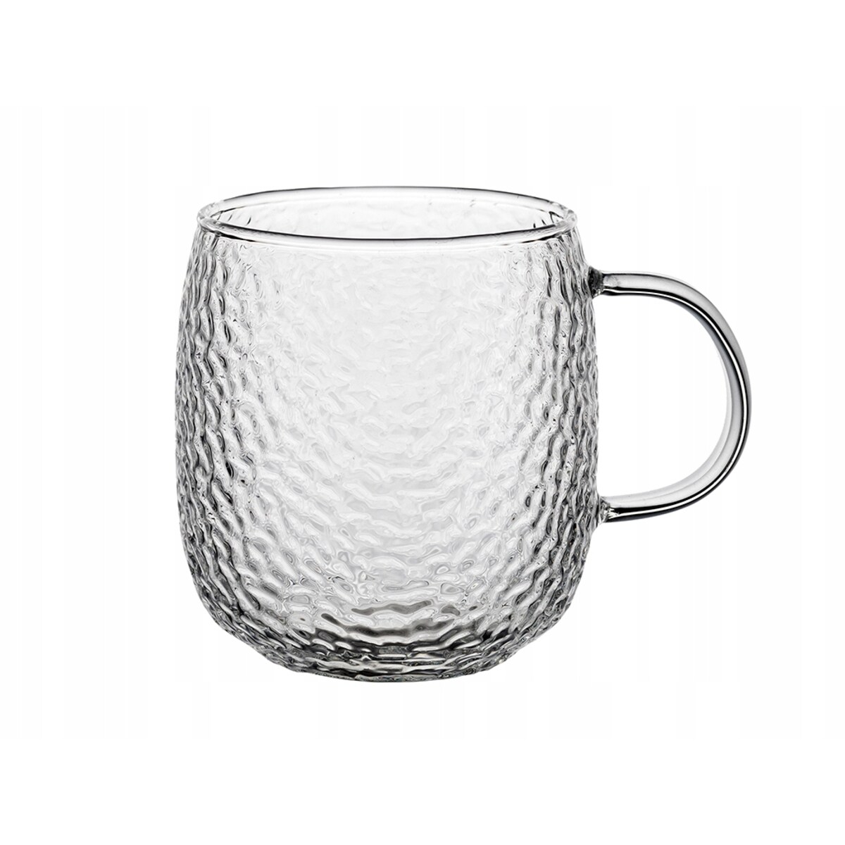 KUBEK SZKLANY SZKLANKA 2szt 380ml DEKOR na herbatę kawę napoje prezenty box