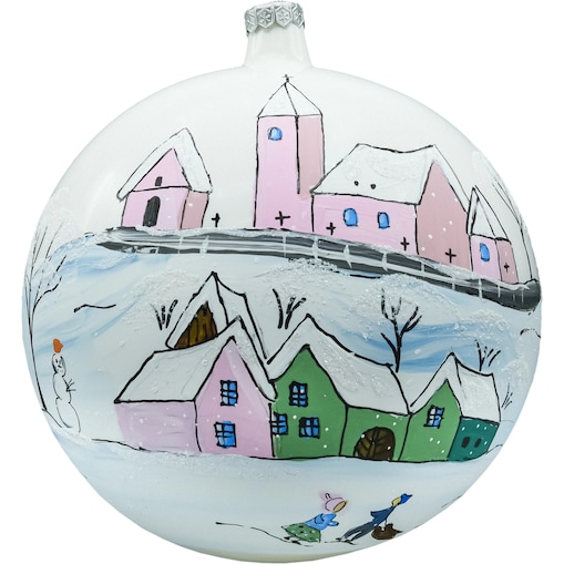 Bombka okrągła duża: motyw czeskiej bajki