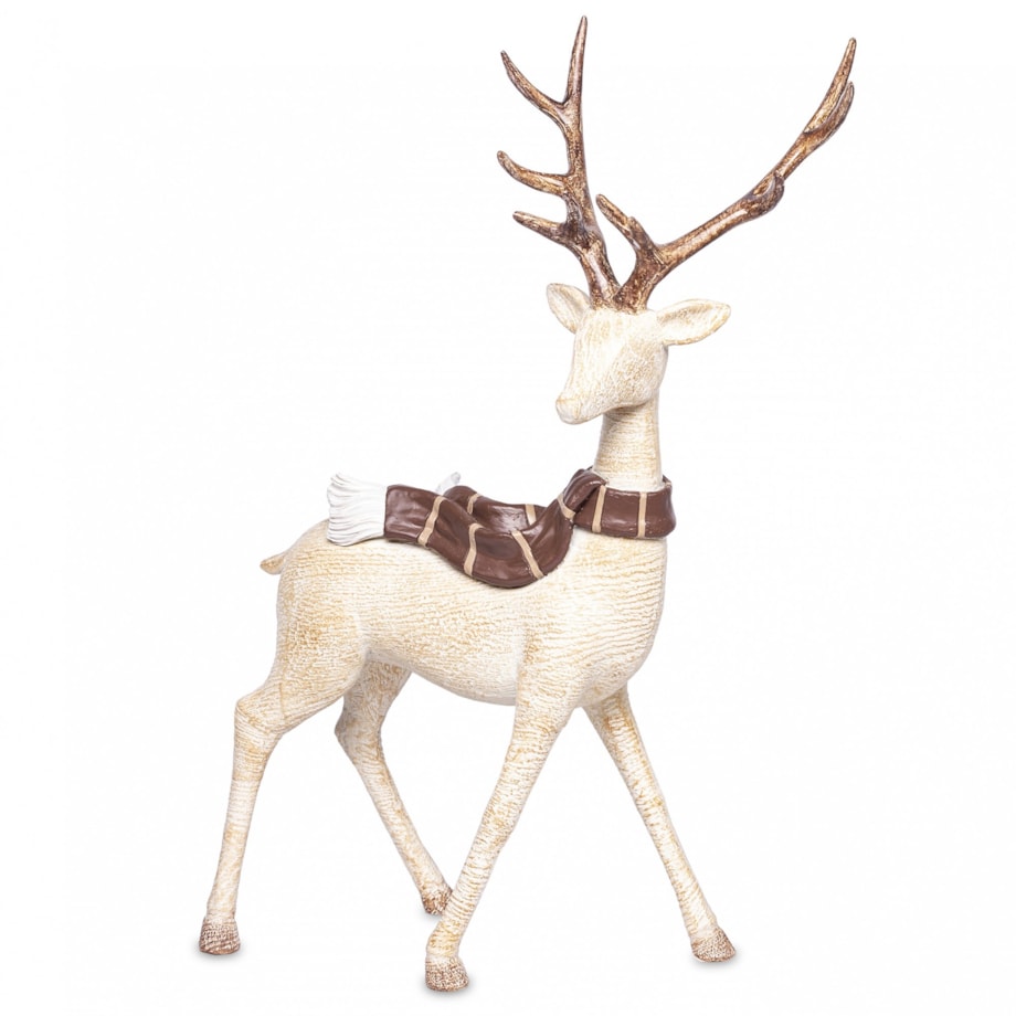 Figurka - jeleń w szaliku 32x22 cm HJORT