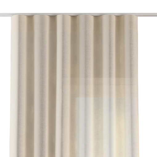 Zasłona na taśmie wave 130x245 ecru