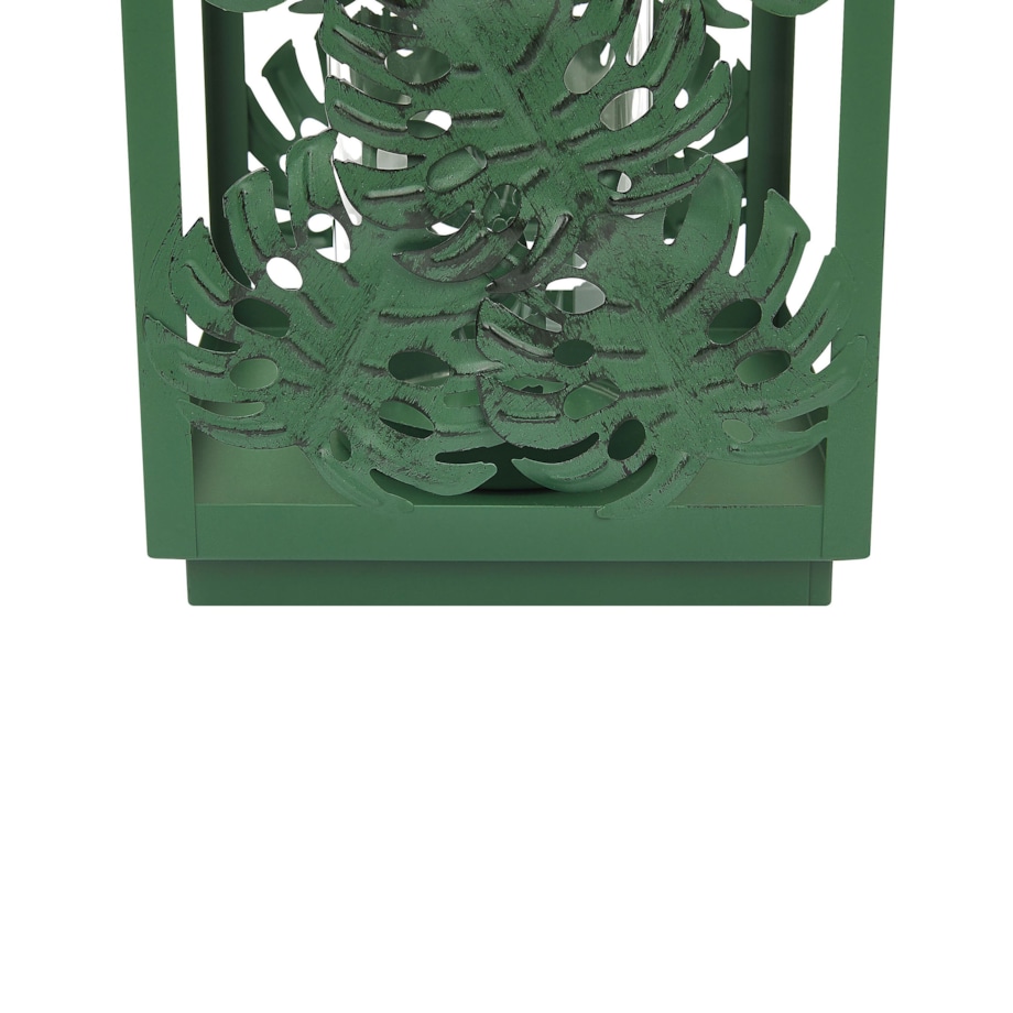 Lampion metalowy 25 cm zielony UNIMAK