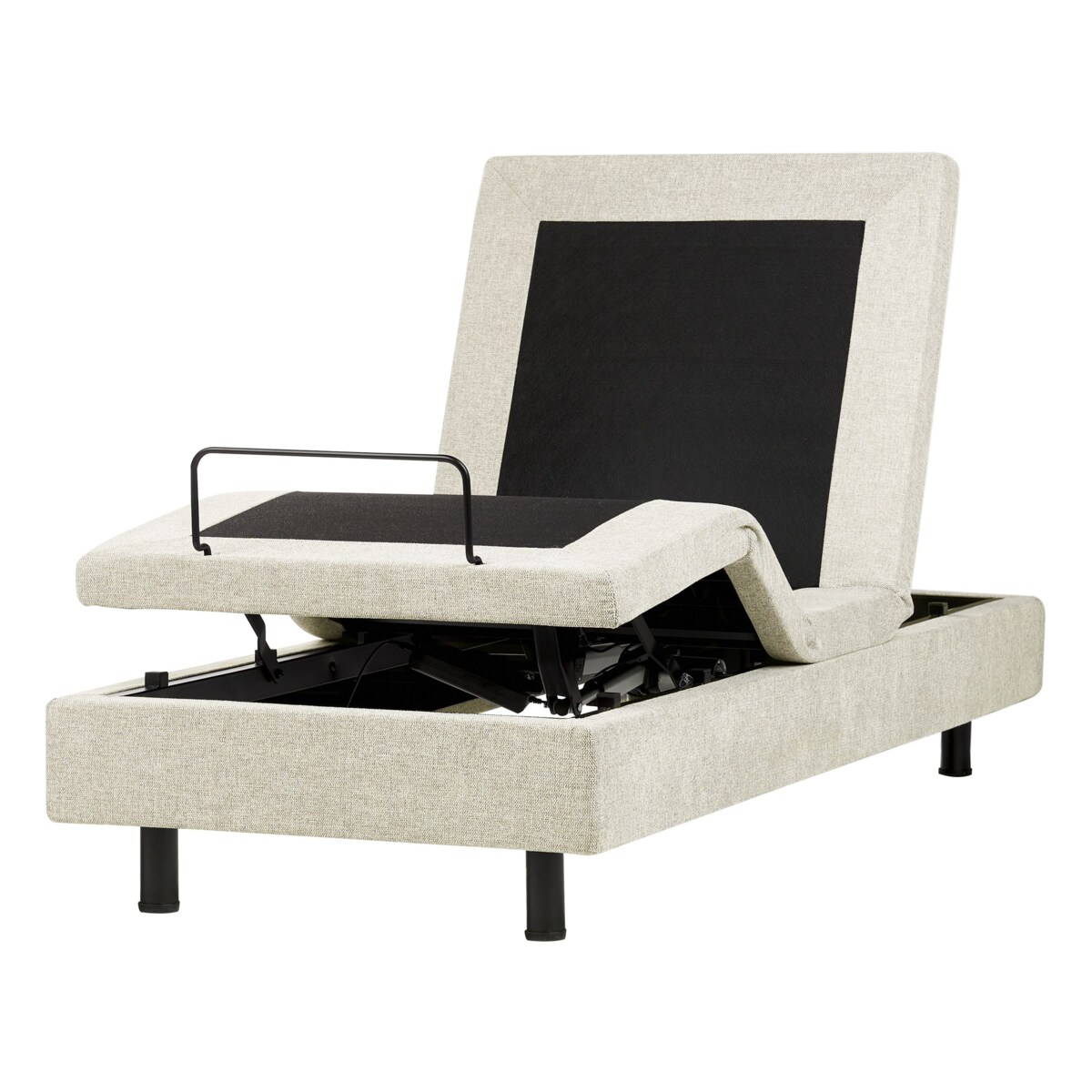 Łóżko regulowane bez zagłówka DUKE II 90 x 200 cm Beżowy