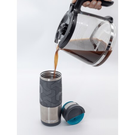 Kubek termiczny Contigo Transit (Metra) 470ml Srebrny