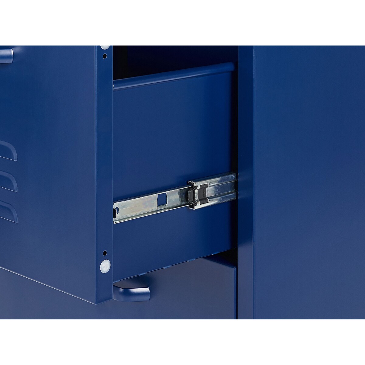 Szafka biurowa metalowa ciemnoniebieska WOSTOK