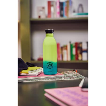 24BOTTLES URBAN BOTTLE REactive butelka na wodę 500 ml, Yellow / Green