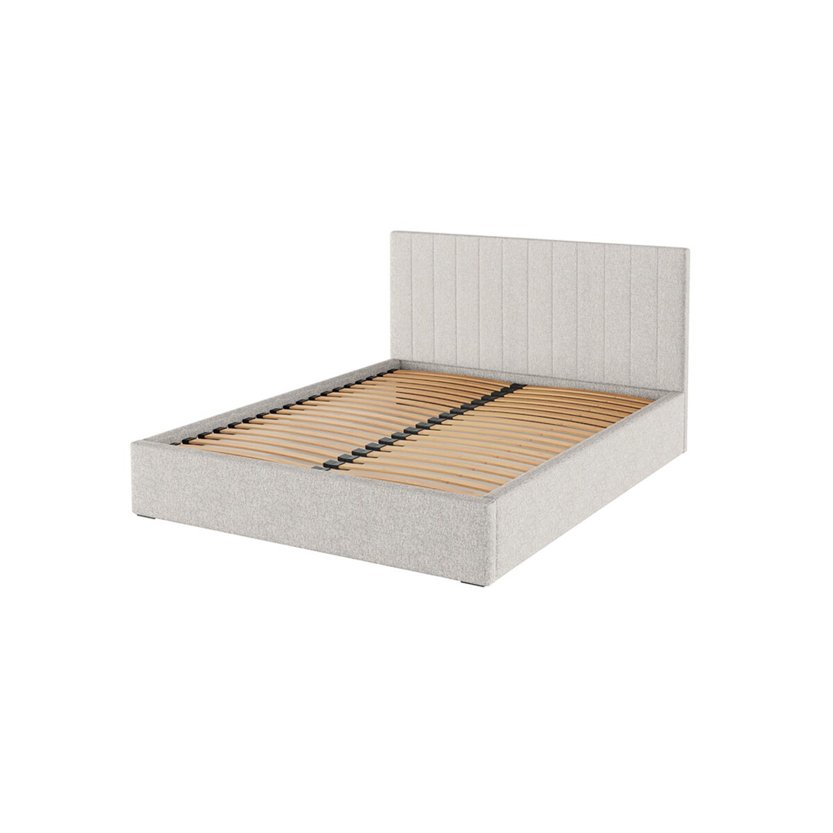 Mesonica Łóżko Bufo, pasy jasny beż 160x200