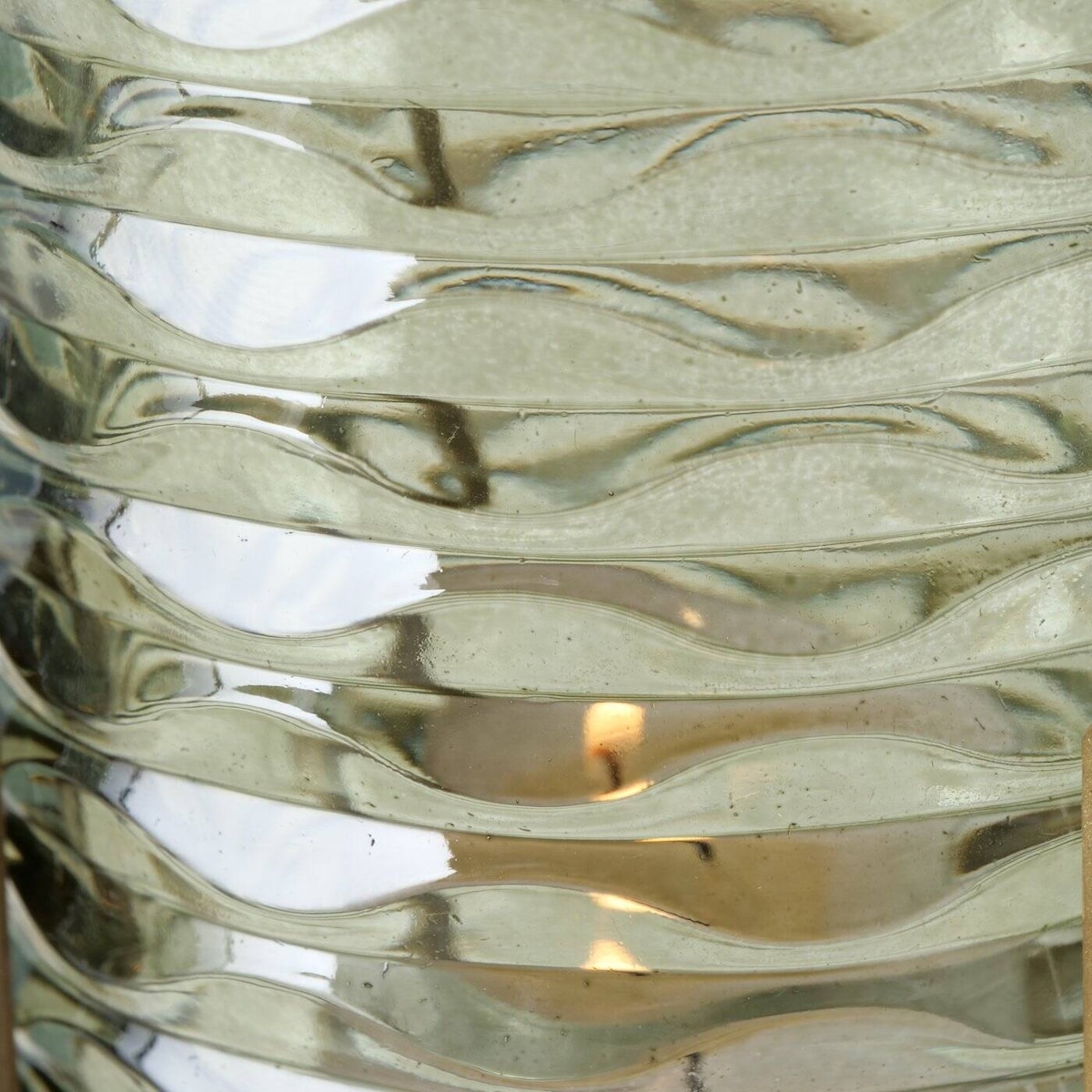 Świecznik na tealighty BOLITO, zielone szkło, Ø 8 cm