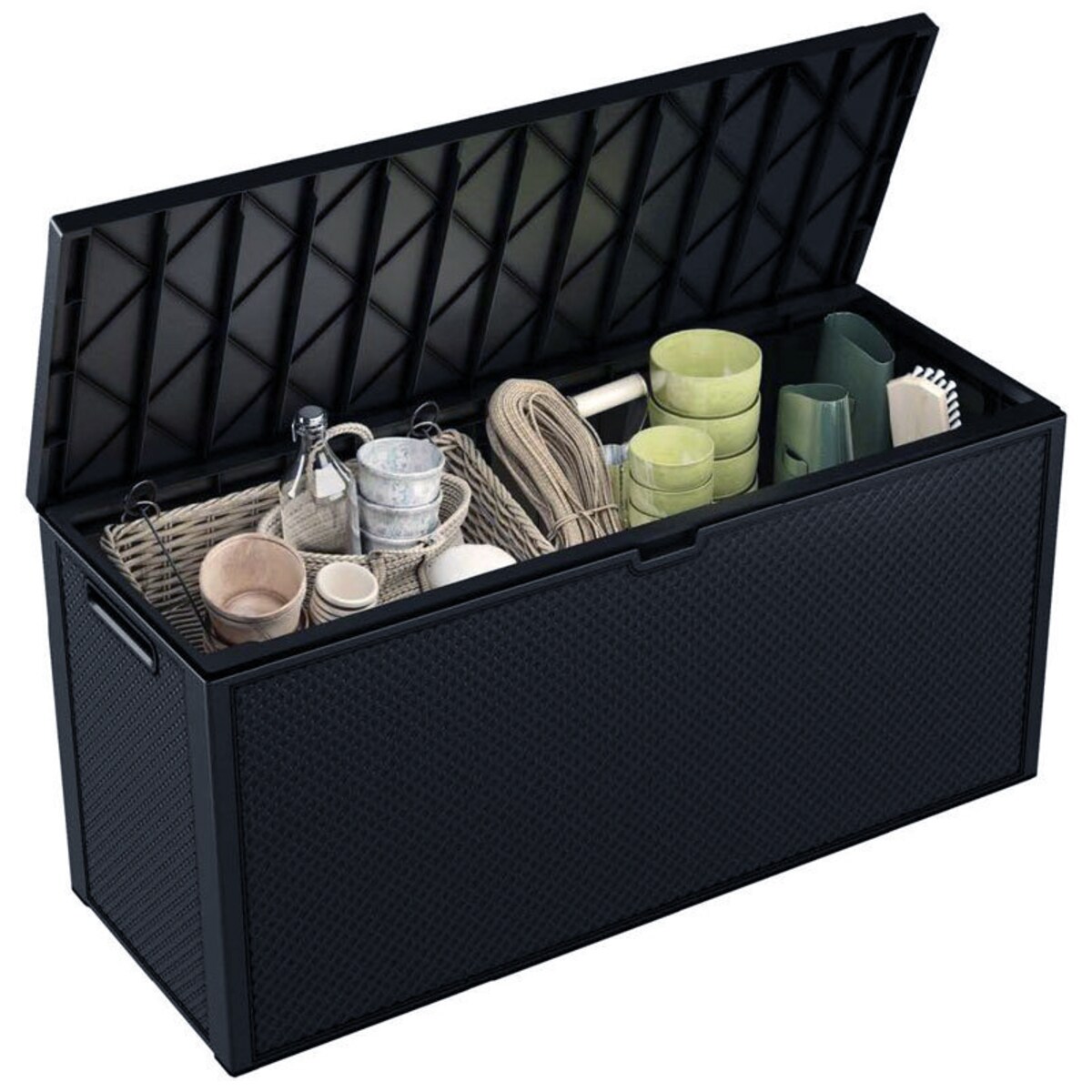 Skrzynia ogrodowa EMILY STORAGE BOX grafitowa marki KETER 280L