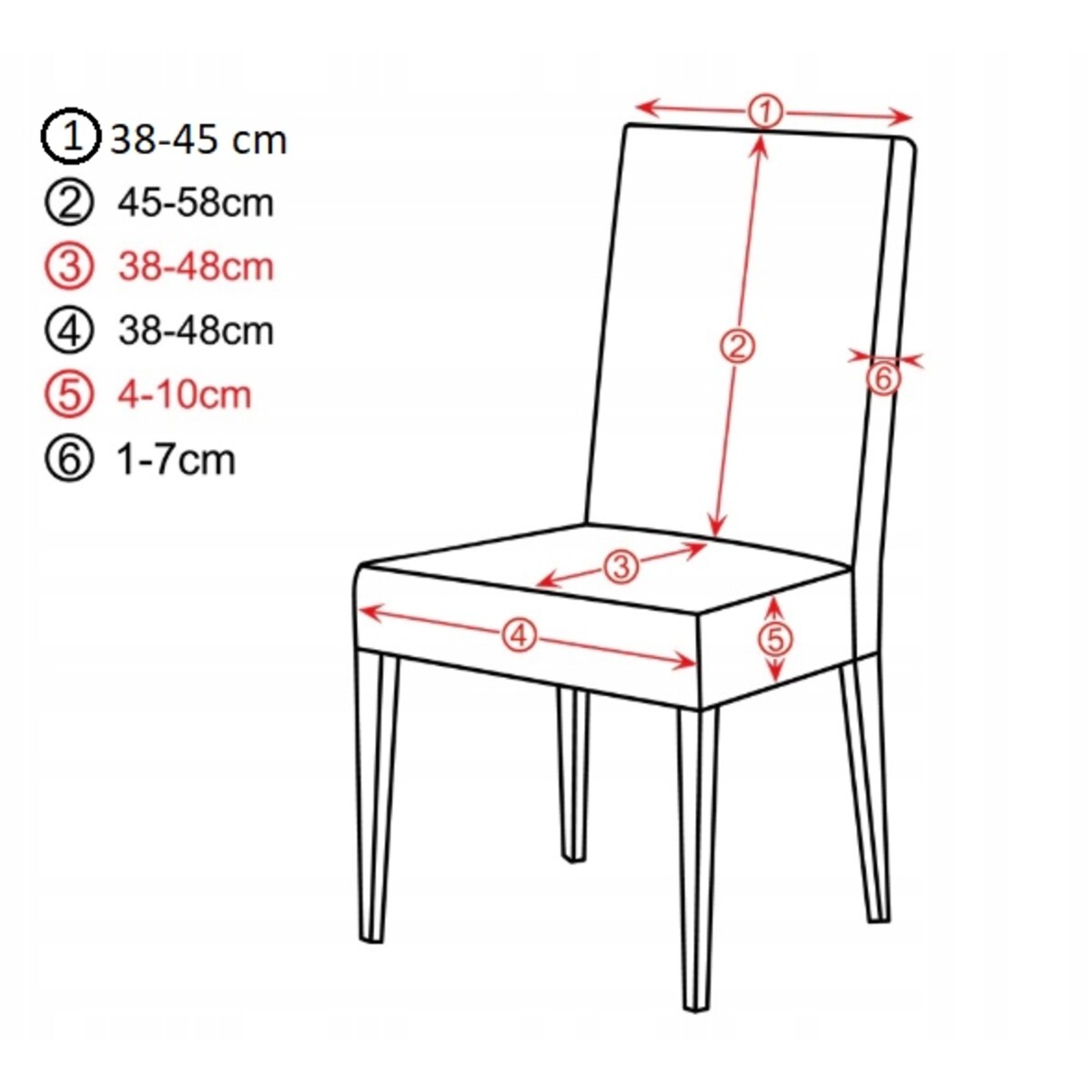 POKROWIEC NA KRZESŁO SZARY ŻAKARD ELASTYCZNY [10-Z1-ST]
