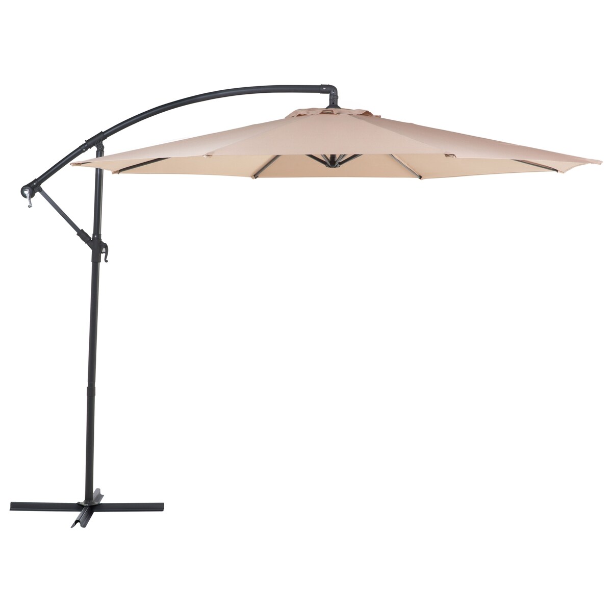 Parasol ogrodowy na wysięgniku 300 cm RAVENNA Piaskowy