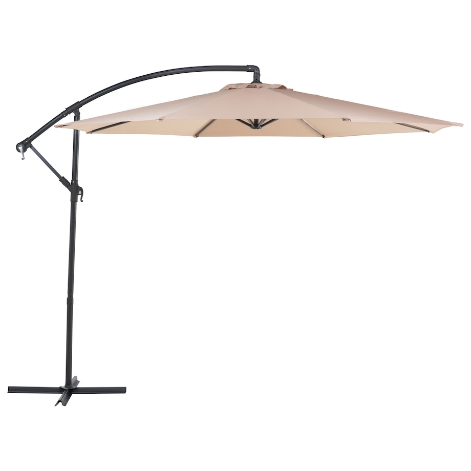 Parasol ogrodowy na wysięgniku 300 cm RAVENNA Piaskowy