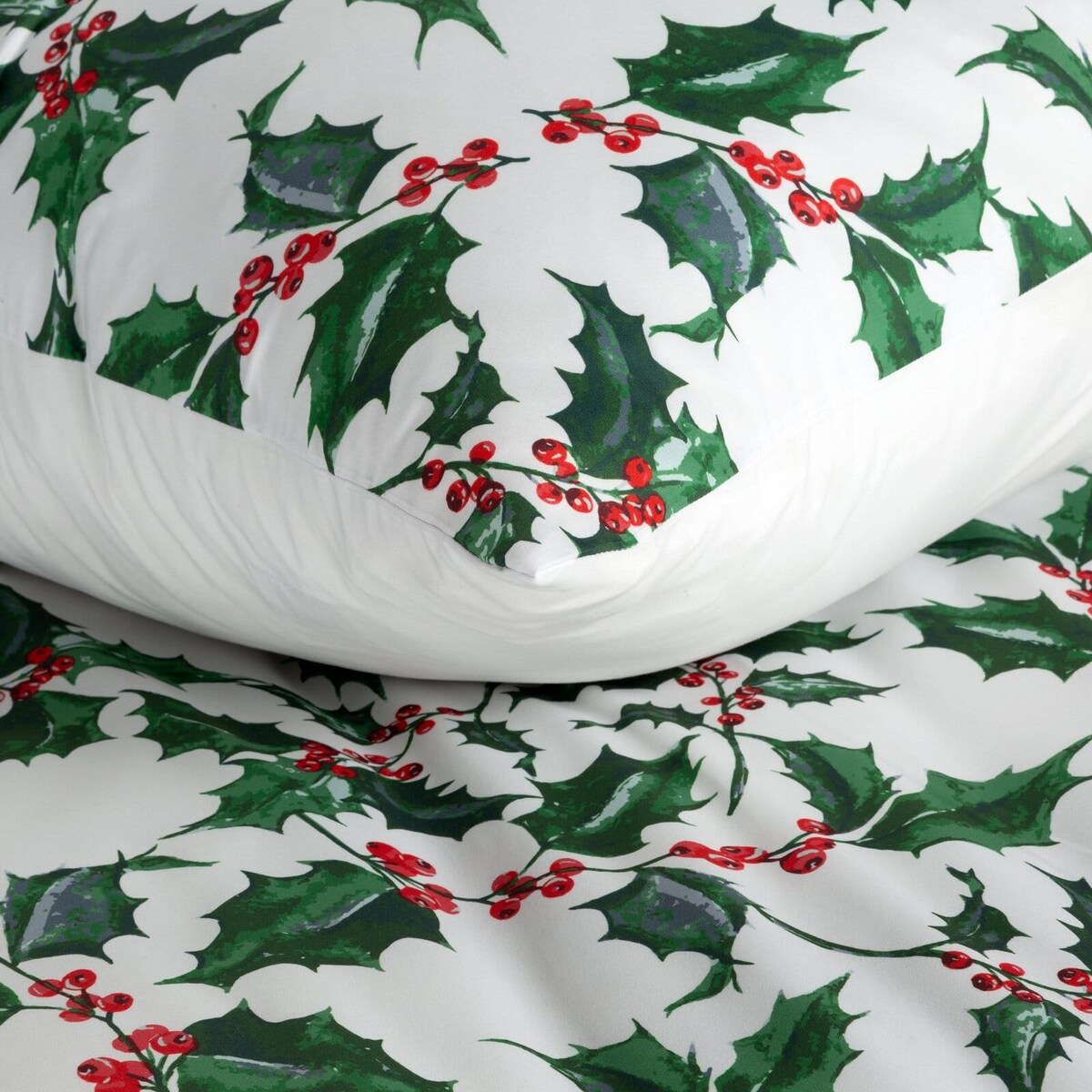 Komplet pościeli świątecznej, 140x200 cm, biały, 75 GSM