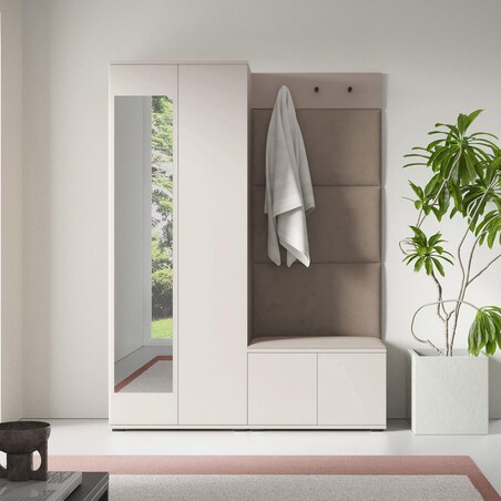 Zestaw mebli do przedpokoju Napoli wersja 3 Trinity 05 kaszmir