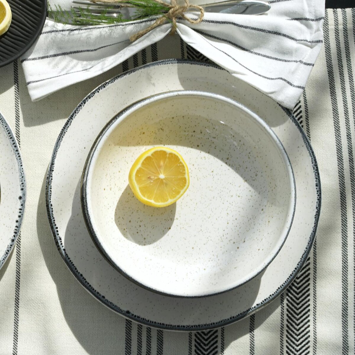 VILLA ITALIA Talerz głęboki 19,5 cm VANILLA