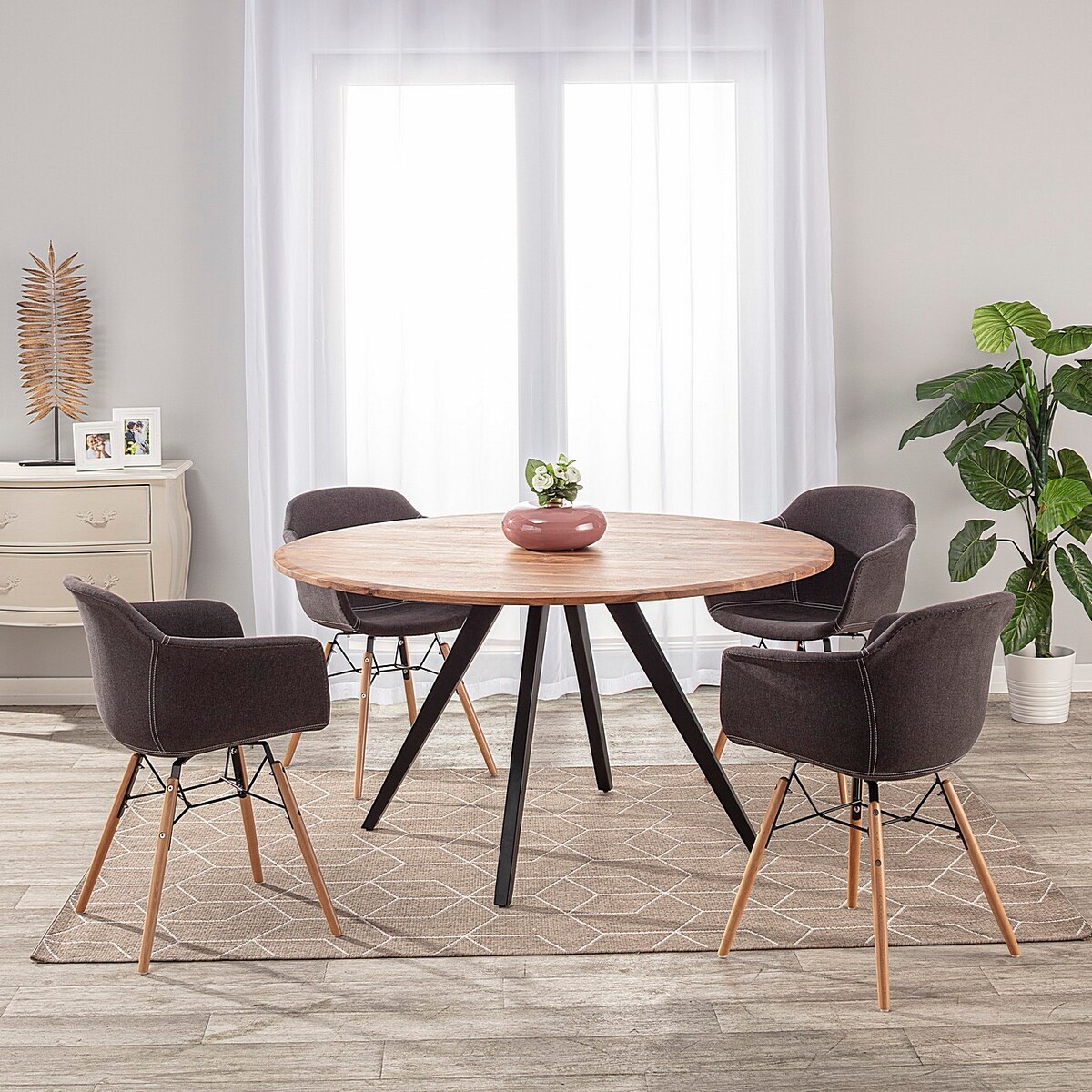 Stół okrągły Brook 140cm, 140 x 75 cm