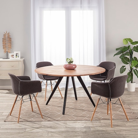 Stół okrągły Brook 140cm, 140 x 75 cm