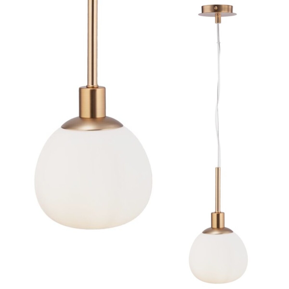 LAMPA wisząca ERICH MOD221-PL-01-G Maytoni szklana OPRAWA kula ZWIS ...