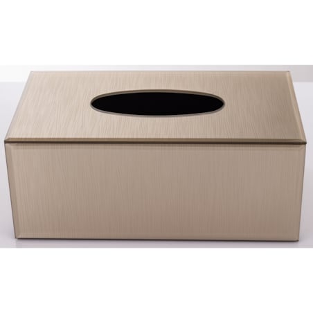 Pudełko na chusteczki 10,5x25,5x14,5 cm szklane szampańskie