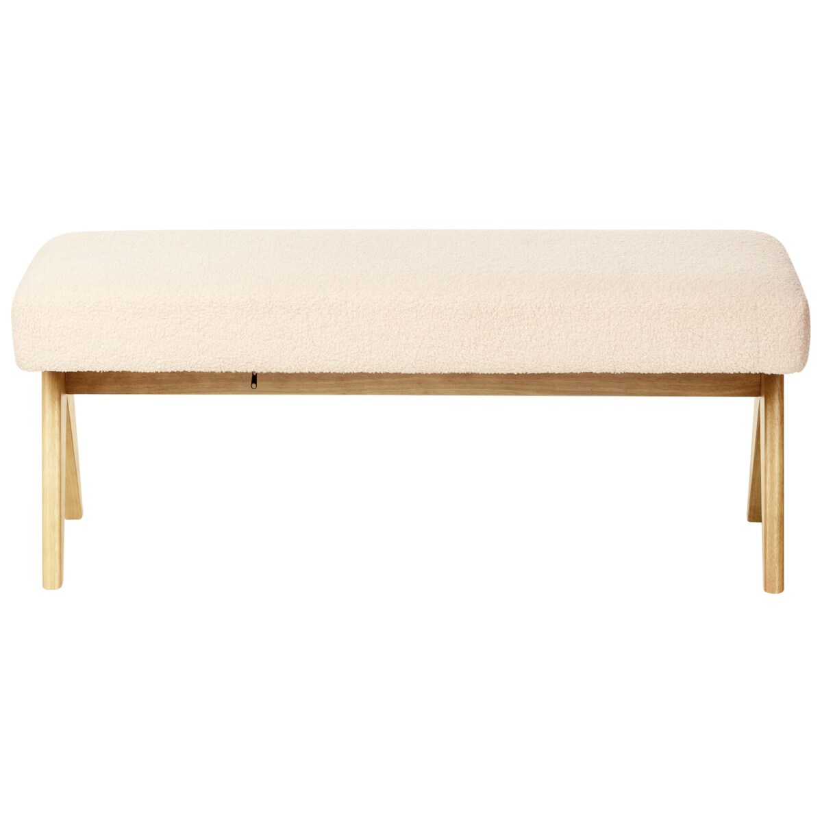 Ławka TAMRE Boucle Złamana biel