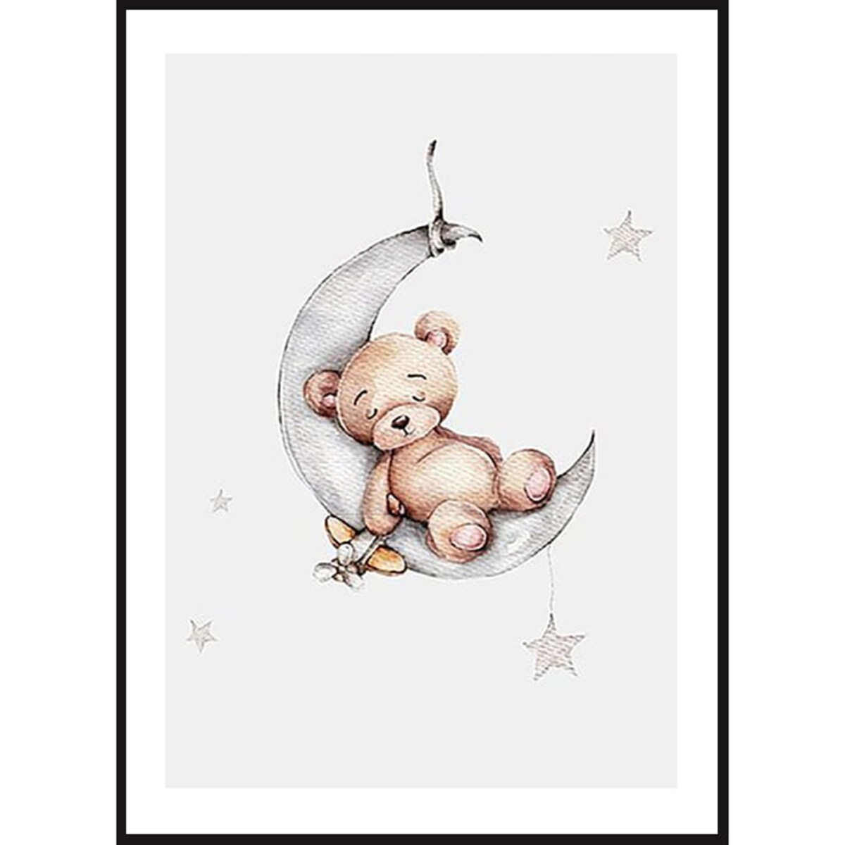 Poster Story, Plakat, Obraz - Miś Śpioszek, wymiary 50 x 70 cm