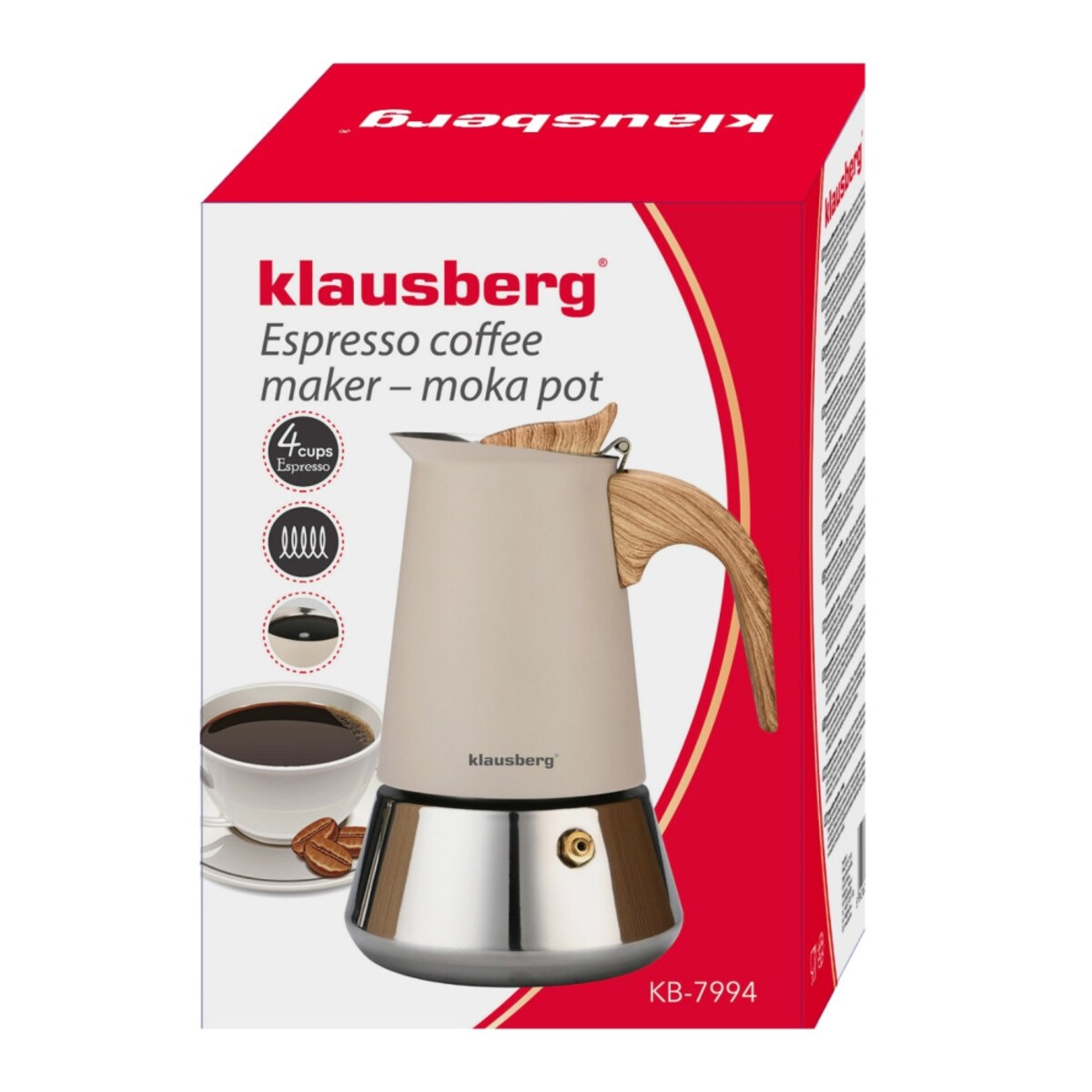 Klausberg kawiarka zaparzacz do kawy 66697
